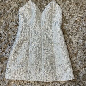 Alice + Olivia White Mini Dress